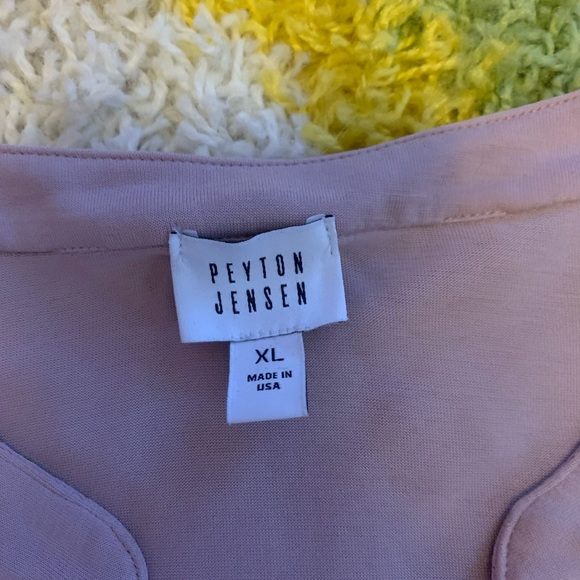 EUC Peyton Jenson pink tunic top size xl - Picture 2 of 2